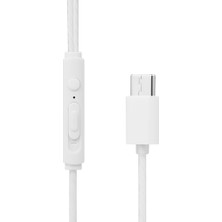 Buyfun USB Tip-C Kablolu Taşınabilir İçi Kulaklık (Yurt Dışından)