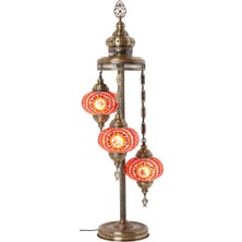 Demmex Mozaik Ayaklı Lambader 3'lü