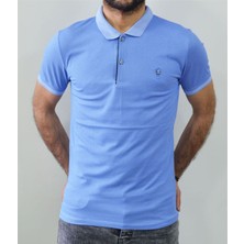 Paul Fredy Polo Yaka Kagi T-Shirt Mavi