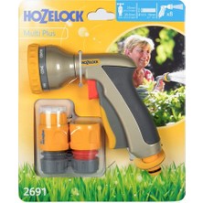 Hozelock 2691P Yuvarlak Başlıklı 8 Ayarlı Metal Hortum Tabanca Seti