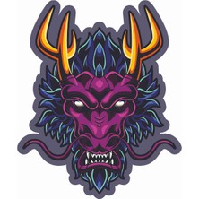 Sticker Atölyesi Dragon Sticker - 20607 Renkli 6 x 5 cm