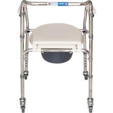Comfort Plus DM696 Tekerlekli Kovalı Komot - Tuvalet Sandalyesi