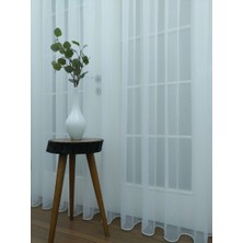 Esse Home Dönergücü Düz Tül Perde,  100 x 250, Normal Pile, 1/2.5