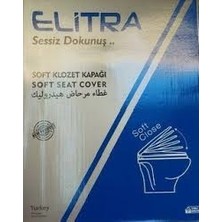 Elitra Yavaş Kapanan Soft Klozet Kapağı