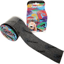 Kinesio Tape Tex Performance + 5 cm x 5 m Logolu Band Siyah