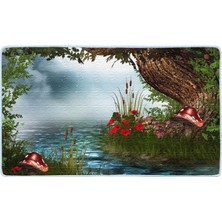 Colorix Kaymaz Deri Taban Banyo Paspas Takımı 50 x 60 cm - 60 x 100 cm