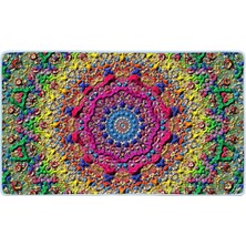 Colorix Kaymaz Deri Taban Banyo Paspas Takımı 50 x 60 cm - 60 x 100 cm