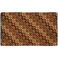 Colorix Kaymaz Deri Taban Banyo Paspas Takımı 50 x 60 cm - 60 x 100 cm