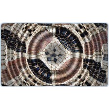 Colorix Kaymaz Deri Taban Banyo Paspas Takımı 50 x 60 cm - 60 x 100 cm