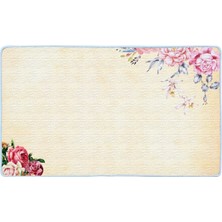 Colorix Kaymaz Deri Taban Banyo Paspas Takımı 50 x 60 cm - 60 x 100 cm