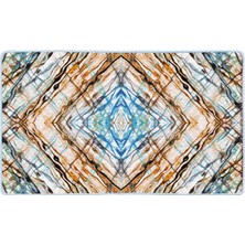 Colorix Kaymaz Deri Taban Banyo Paspas Takımı 50 x 60 cm - 60 x 100 cm