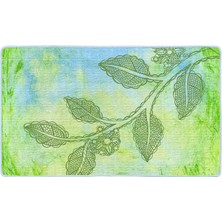 Colorix Kaymaz Deri Taban Banyo Paspas Takımı 50 x 60 cm - 60 x 100 cm