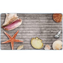 Colorix Kaymaz Deri Taban Banyo Paspas Takımı 50 x 60 cm - 60 x 100 cm