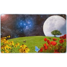 Colorix Kaymaz Deri Taban Banyo Paspas Takımı 50 x 60 cm - 60 x 100 cm