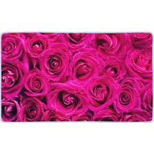 Colorix Kaymaz Deri Taban Banyo Paspas Takımı 50 x 60 cm - 60 x 100 cm