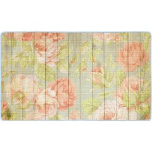 Colorix Kaymaz Deri Taban Banyo Paspas Takımı 50 x 60 cm - 60 x 100 cm