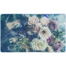 Colorix Kaymaz Deri Taban Banyo Paspas Takımı 50 x 60 cm - 60 x 100 cm