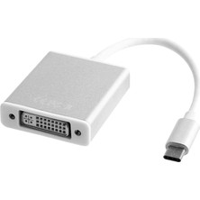 Techmaster USB Type-C 3.1 To DVI Çevirici Dönüştürücü Adaptör Kablosu