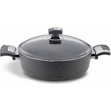 Bonera Tencere Granit Kısa 30 cm