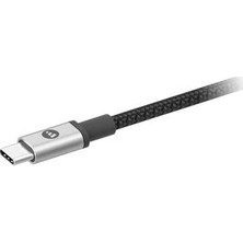 Mophie USB-C Hızlı Şarj ve Data Kablo (3 Metre) - Siyah