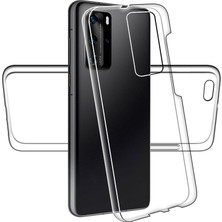 Gpack Huawei P40 Pro Kılıf Ön Arka Silikon Koruma Şeffaf