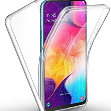 Gpack Samsung Galaxy A31 Kılıf Ön Arka Silikon Koruma Şeffaf