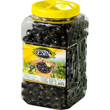 Esin Zeytin Ege'nin İncisi Esin Kahvaltılık Gemlik Yağlı Sele Siyah Zeytin Süper Boy 2 Kg