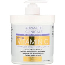 Advanced Clinicals Vitamin C Krem 454GR