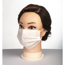 Emr Natural 3 Katlı Lastikli Telli Cerrahi Ultrasonik Maske 50 Adet 2'li