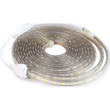 Cata 3 Çip 220V Kare Hortum Led 10Mt