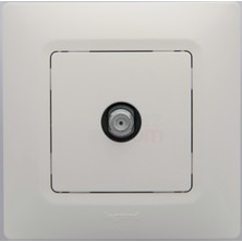 Legrand Salbei Tv Prizi F Tipi Beyaz 3245067671252 Çerçevesiz