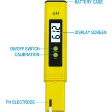 Soylu LCD Dijital Ph Metre 0.01 Hassasiyetinde Su Sıvı Akvaryum Ph Ölçer