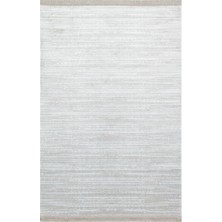 Eko Halı Sateen St 09 Gri Yıkanabilir Kaymaz Taban 120 x 180 cm