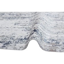 Eko Halı Sateen St 10 Silver Marine X Gümüş Yıkanabilir 160 x 230 cm