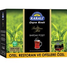 Karali Çay Bardak Poşet Siyah Çay 500'lü