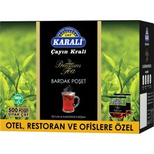 Karali Çay Bardak Poşet Siyah Çay 500'lü