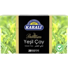 Karali Bardak Poşet Bitki Çayı Yeşil Çay 20'li