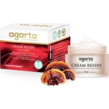 Agarta Doğal Reishi Kremi 50 ml Tüm Cilt Tipleri İçin Yaşlanma Karşıtı Etkili Krem