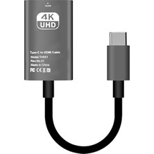 Ally USB Type-C Den 4K UHD HDMI HDTV Dönüştürücü Adaptör (4k 30Hz) Kablo