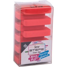 Serve Steps Silgi Fosforlu Kırmızı