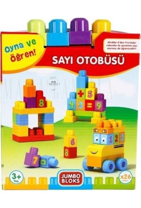 Best Toys Jumbo Bloks Kutulu Sayı Otobüsü