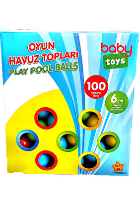 Baby Toys 100'lü Oyun Havuzu Topu - 6 cm