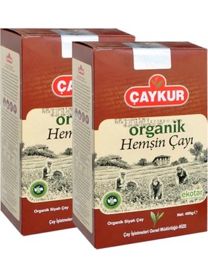 Çaykur Organik Hemşin Çayı 400 gr Karton Kutu 2 Adet