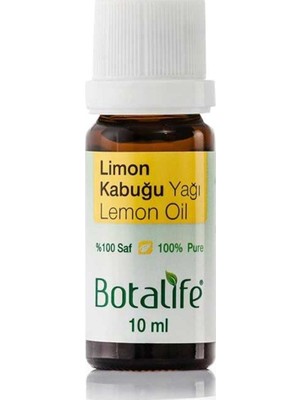 Botalife %100 Saf Doğal Limon Kabuğu Yağı(citrus limon peel oil) 10 ml