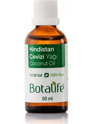 Botalife %100 Saf Doğal Hindistan Cevizi Yağı (cocos nucifera) 50 ml
