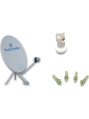 Next Televizyon 75 cm Çanak Anten Takım 4K Full HD Uyumlu Kolay Kurulum ve Dayanıklı Tasarım