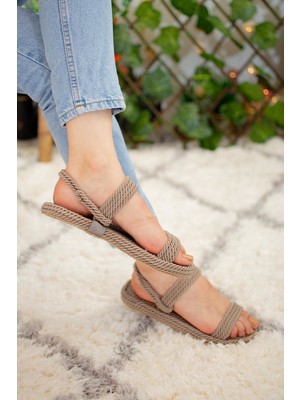 Limoya Olivia Kum Halat Sandalet Basic