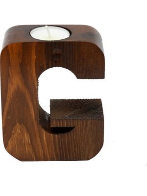Haydi Maydi Ahşap Harf Mumluk - Ğ