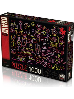 Ks Games 1000 Parça Robot Atölyesi Puzzle