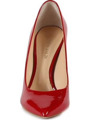 Sofia Baldi Teodora Kırmızı Rugan Kadın Stiletto & Abiye Ayakkabısı